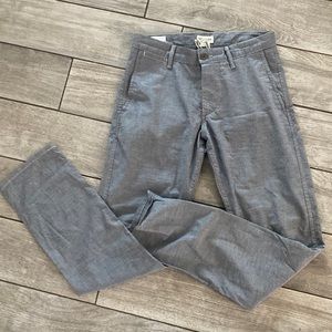 Dockers Slim Tapered Mens Chinos Blue Grey Pants 29x32